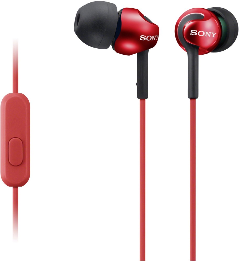 Sony Kopfhörer In-Ear MDR-EX 110 APR Rot