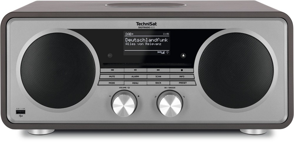 Technisat Radioempfänger mit CD DigitRadio 602 ant/si